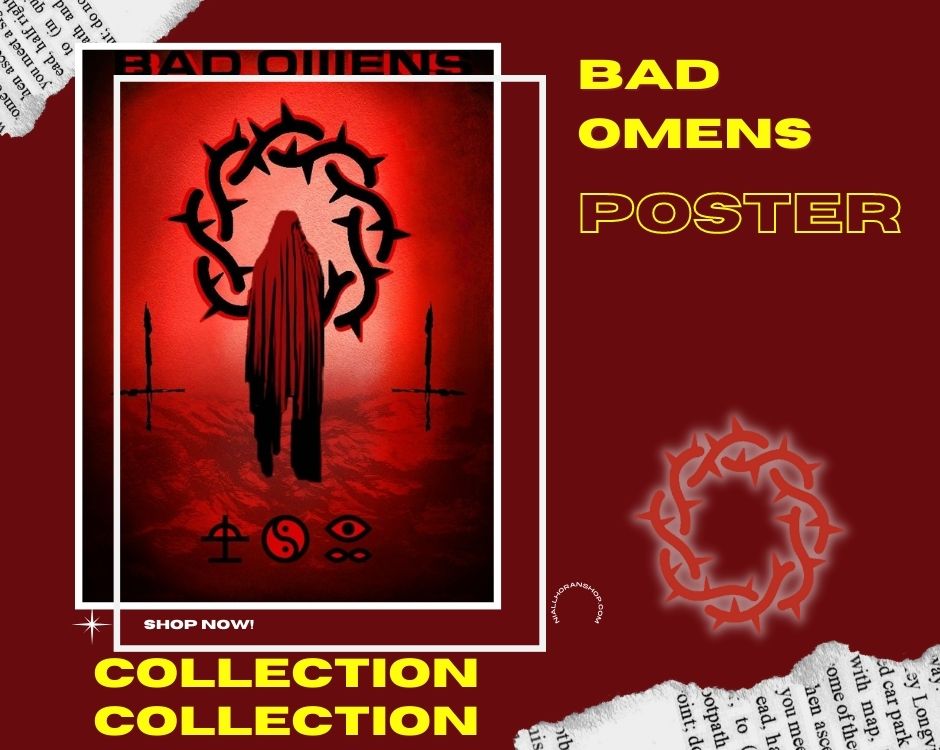 No edit bad omens poster - Bad Omens Shop
